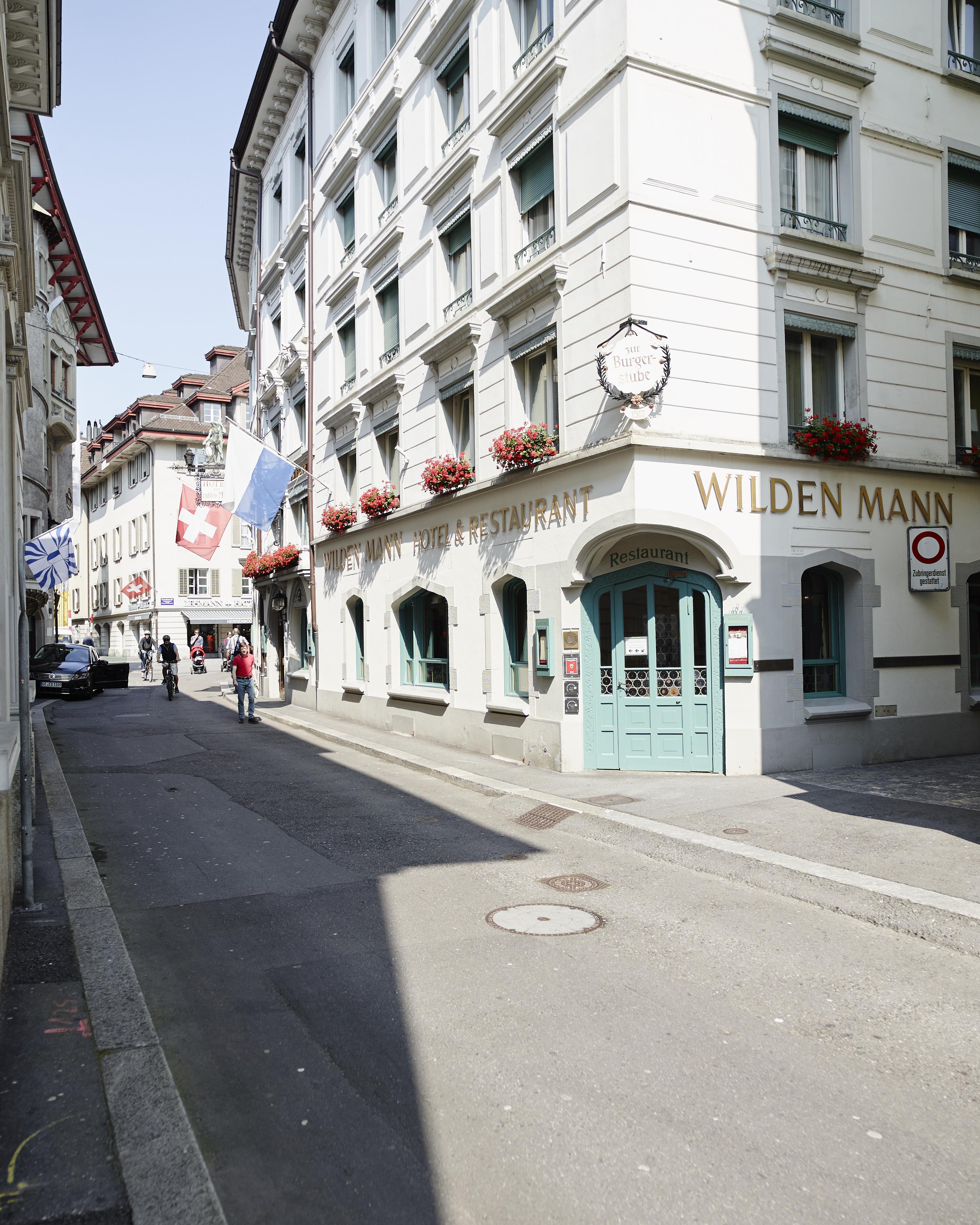 Romantik Hotel Wilden Mann Luzern Exterior foto